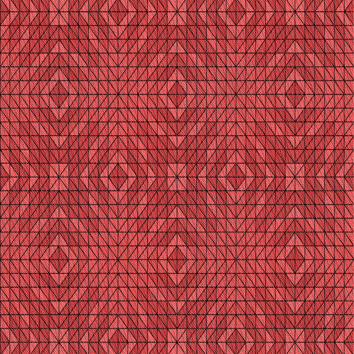 Patterned Red Rug, pat2076rd