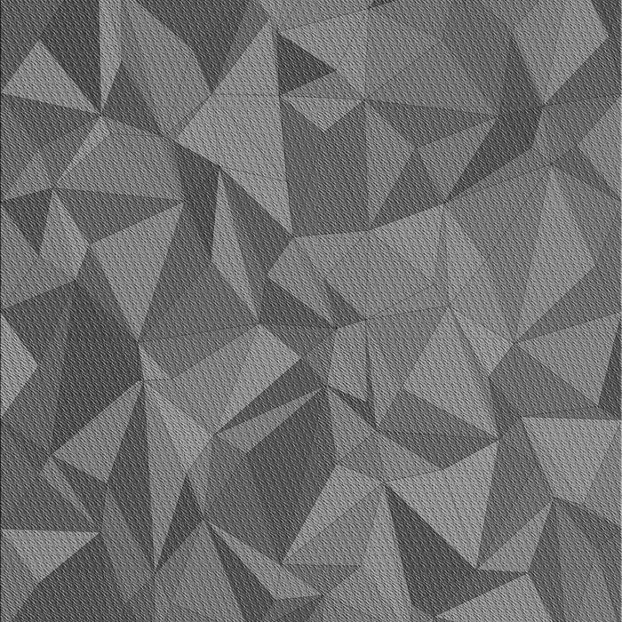 Machine Washable Transitional Gunmetal Gray Rug, wshpat2077gry