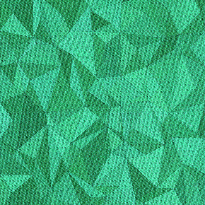 Patterned Medium Spring Green Rug, pat2077lblu