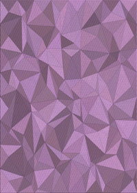 Machine Washable Transitional Orchid Purple Rug, wshpat2077pur