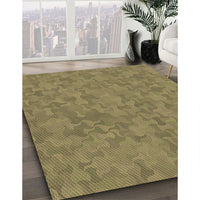 Patterned Oak Brown Rug, pat2078brn