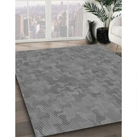 Patterned Ash Gray Rug, pat2078gry