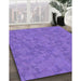 Machine Washable Transitional Purple Mimosa Purple Rug in a Family Room, wshpat2078pur