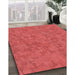 Machine Washable Transitional Red Rug in a Family Room, wshpat2078rd