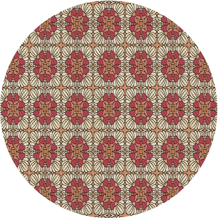 Square Machine Washable Transitional Brown Sugar Brown Rug in a Living Room, wshpat2079brn