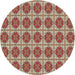 Square Patterned Brown Sugar Brown Rug, pat2079brn