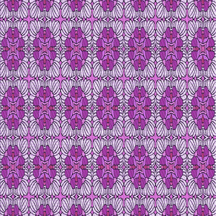 Machine Washable Transitional Dark Magenta Purple Rug, wshpat2079pur
