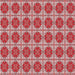 Round Patterned Red Rug, pat2079rd