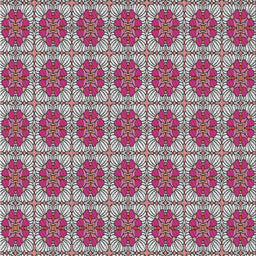 Square Patterned Dark Raspberry Purple Novelty Rug, pat2079