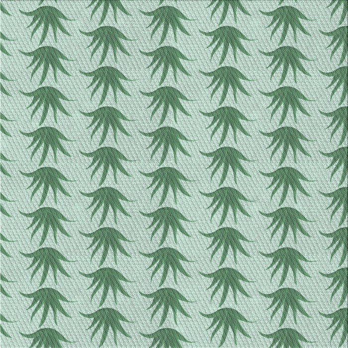 Square Patterned Forest Green Novelty Rug, pat207