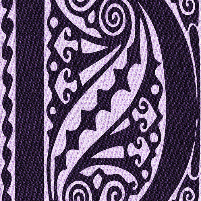 Patterned Deep Purple Rug, pat208pur