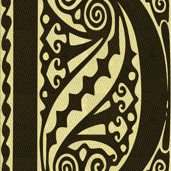 Patterned Midnight Gray Rug, pat208yw