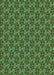 Machine Washable Transitional Green Rug, wshpat2080grn