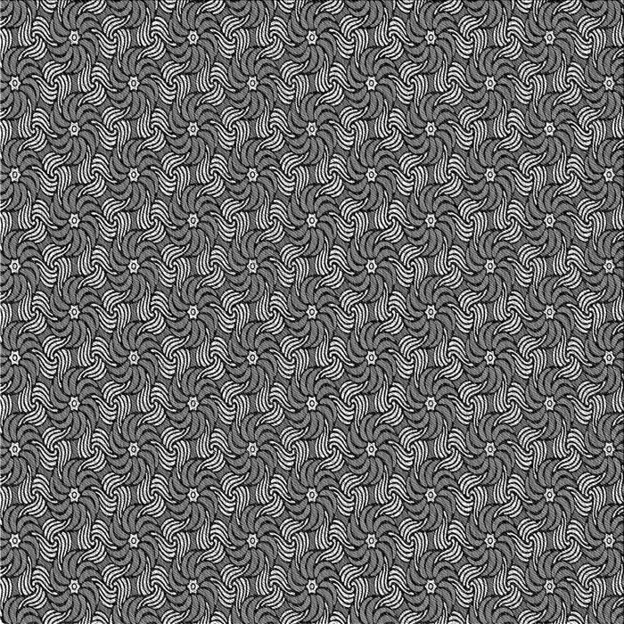 Round Machine Washable Transitional Charcoal Black Rug, wshpat2080gry