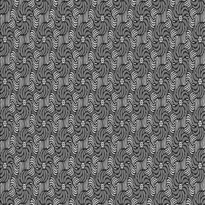 Patterned Charcoal Black Rug, pat2080gry