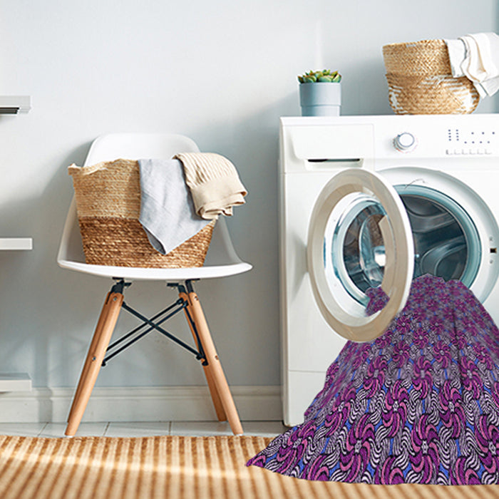Machine Washable Transitional Purple Rug in a Washing Machine, wshpat2080pur