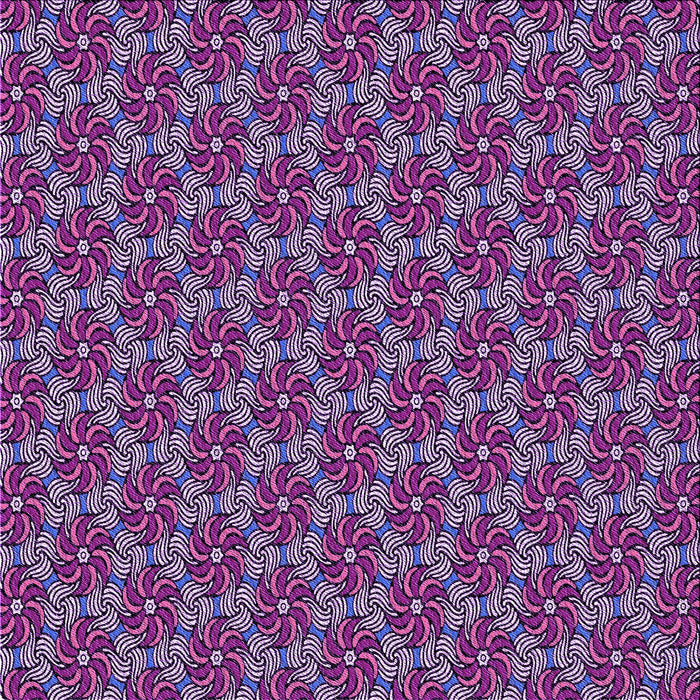 Round Machine Washable Transitional Purple Rug, wshpat2080pur