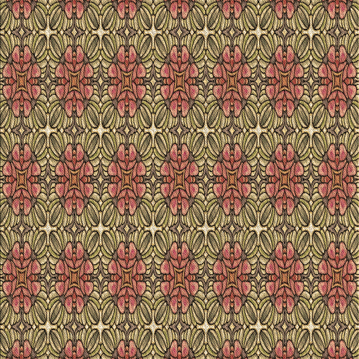 Machine Washable Transitional Red Brown Rug, wshpat2081brn