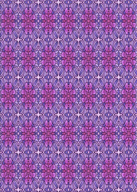 Machine Washable Transitional Purple Rug, wshpat2081pur