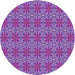 Square Machine Washable Transitional Purple Rug in a Living Room, wshpat2081pur