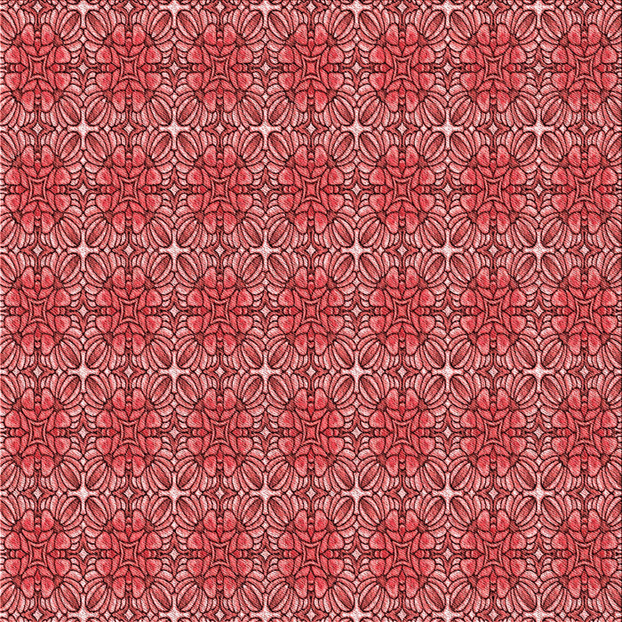 Round Machine Washable Transitional Red Rug, wshpat2081rd