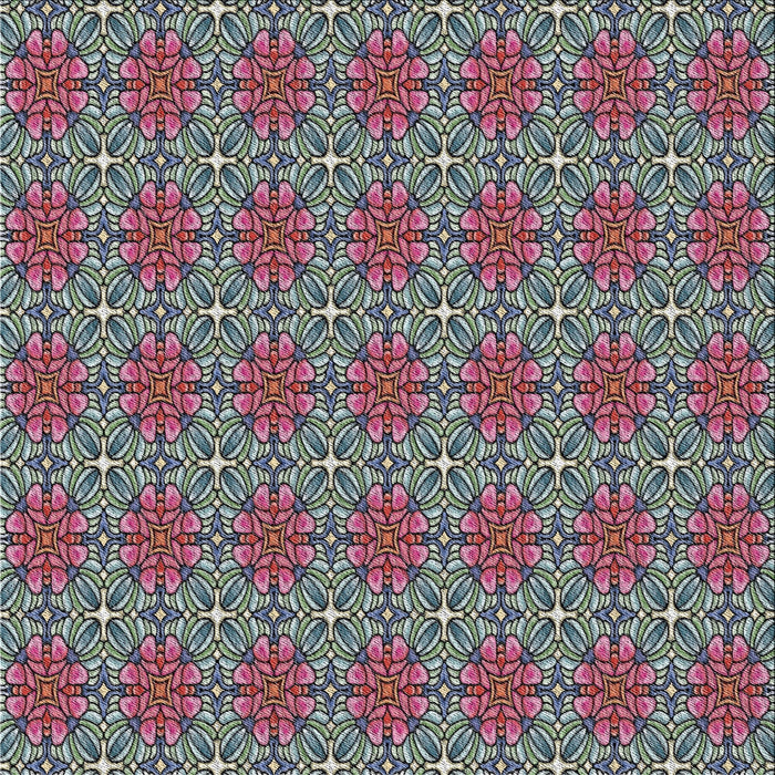 Square Patterned Dark Gray Novelty Rug, pat2081