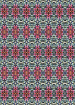Patterned Dark Gray Novelty Rug, pat2081