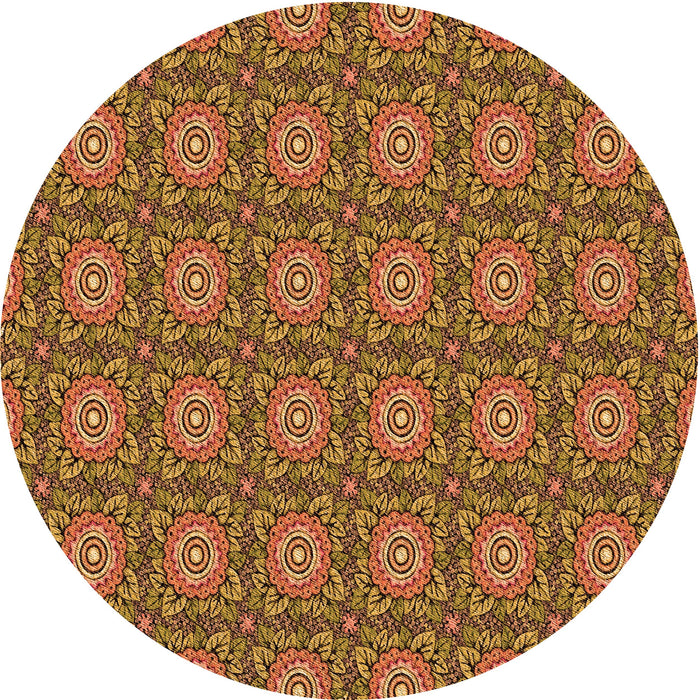 Square Machine Washable Transitional Red Brown Rug in a Living Room, wshpat2082org