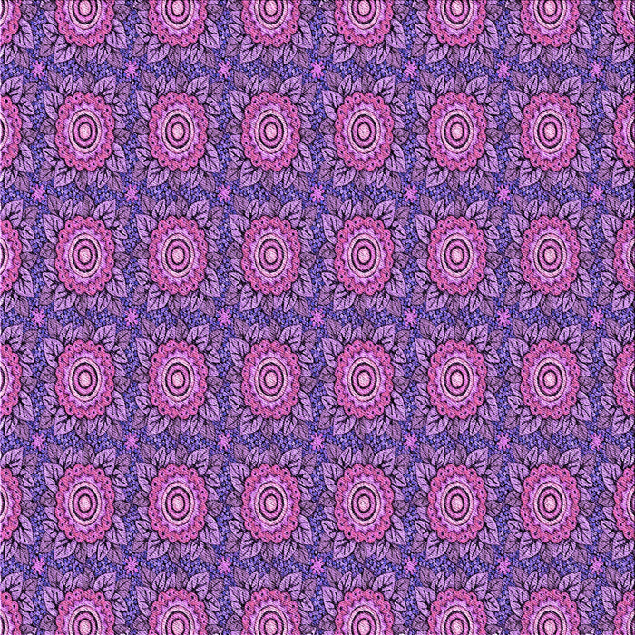 Round Machine Washable Transitional Dark Magenta Purple Rug, wshpat2082pur