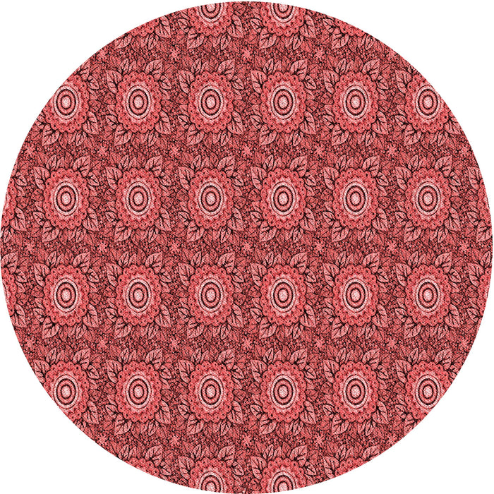 Square Machine Washable Transitional Red Rug in a Living Room, wshpat2082rd