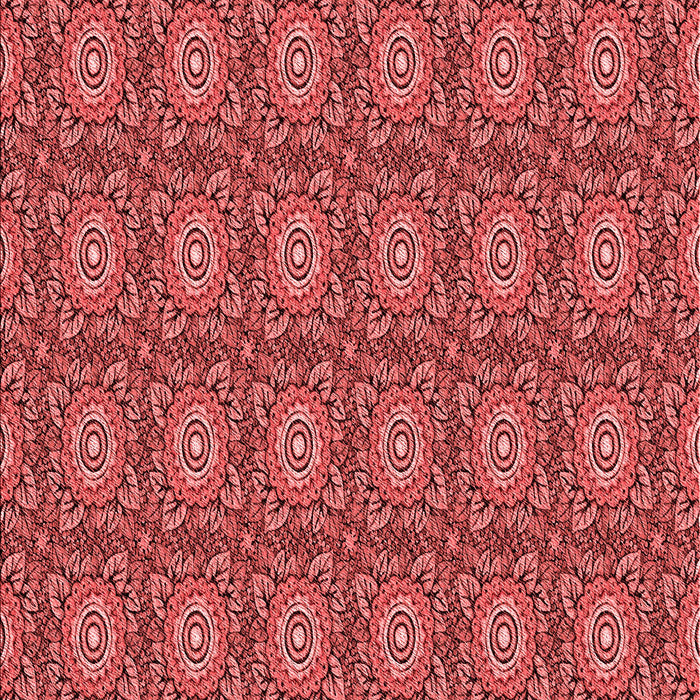 Machine Washable Transitional Red Rug, wshpat2082rd