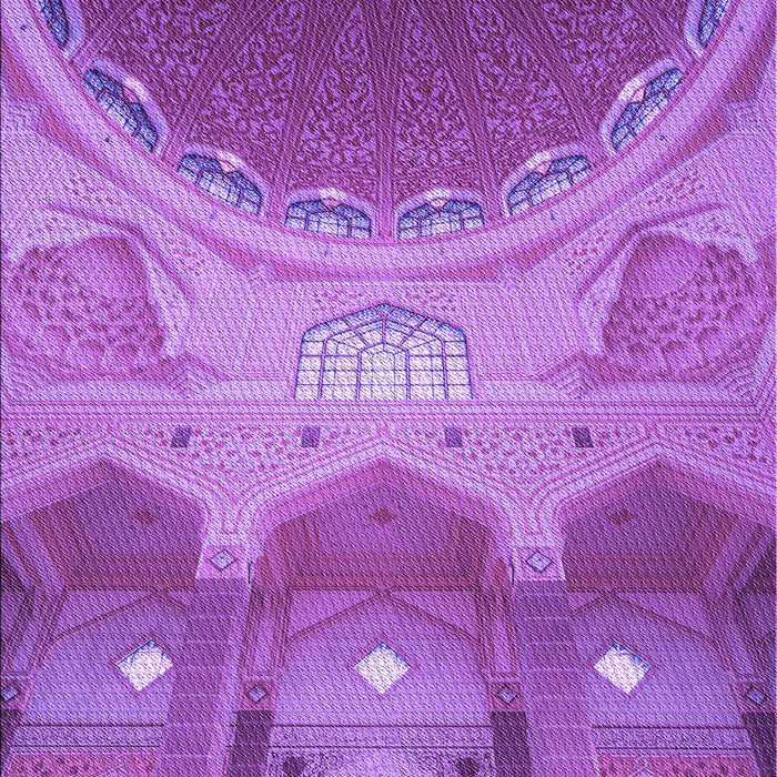 Patterned Purple Rug, pat2083pur