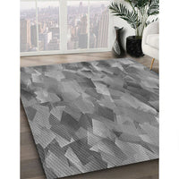 Patterned Ash Gray Rug, pat2084gry