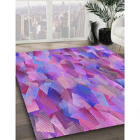 Patterned Purple Rug, pat2084pur