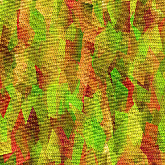 Patterned Green Rug, pat2084yw