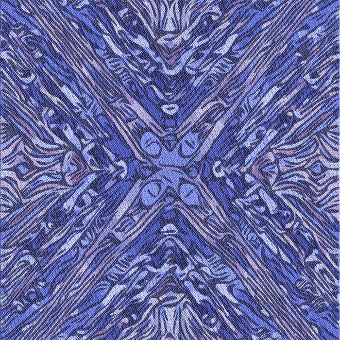 Machine Washable Transitional Sky Blue Rug, wshpat2085blu