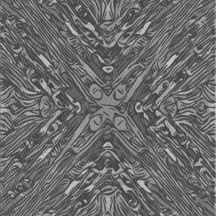 Machine Washable Transitional Gunmetal Gray Rug, wshpat2085gry