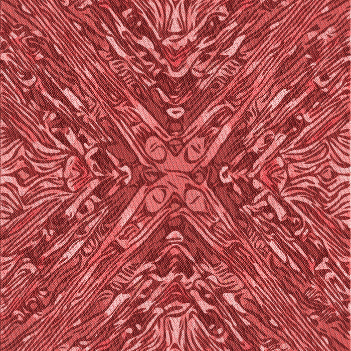 Machine Washable Transitional Red Rug, wshpat2085rd