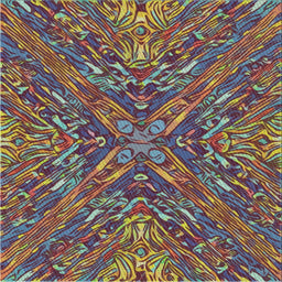 Square Patterned Green Modern Rug, pat2085