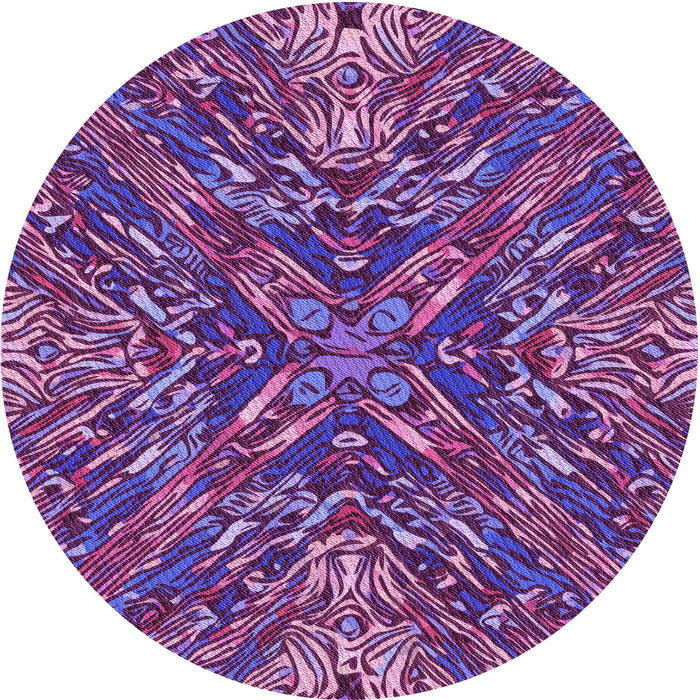 Square Machine Washable Transitional Purple Rug in a Living Room, wshpat2086pur