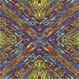 Square Patterned Green Modern Rug, pat2086