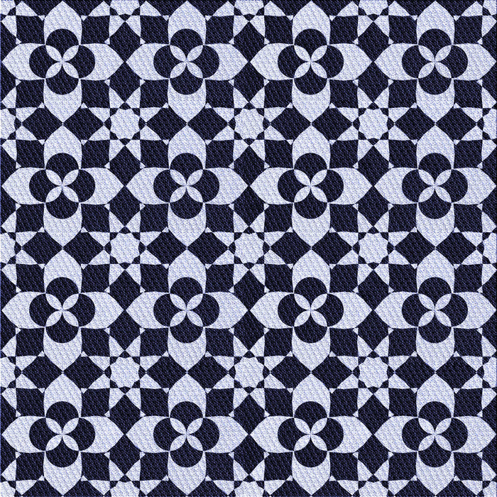 Round Machine Washable Transitional Night Blue Rug, wshpat2087blu