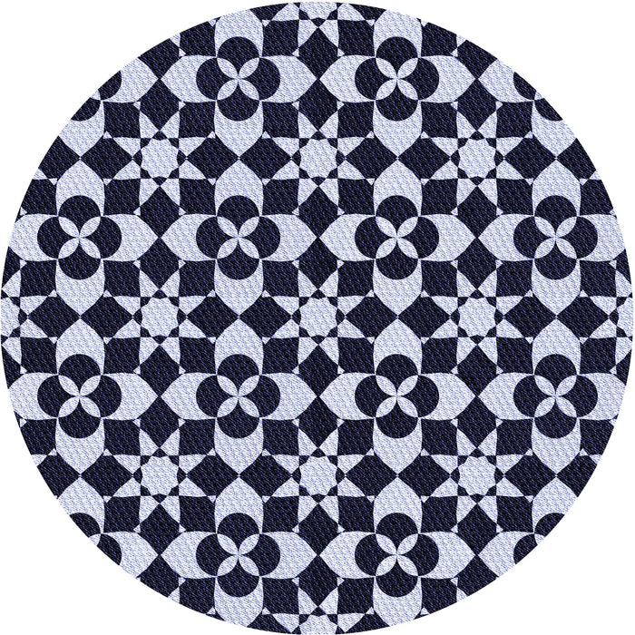 Square Machine Washable Transitional Night Blue Rug in a Living Room, wshpat2087blu