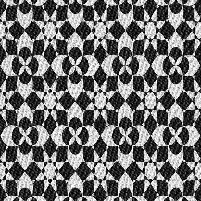 Patterned Midnight Gray Rug, pat2087gry