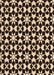 Patterned Black Brown Rug, pat2087org