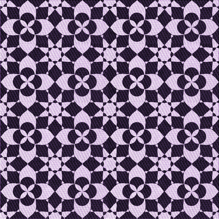 Round Patterned Blush Pink Rug, pat2087pur