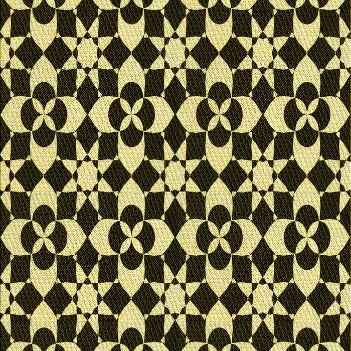 Patterned Midnight Gray Rug, pat2087yw