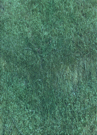 Machine Washable Transitional Medium Forest Green Rug, wshpat2088lblu