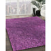 Patterned Dark Magenta Purple Rug in Family Room, pat2088pur