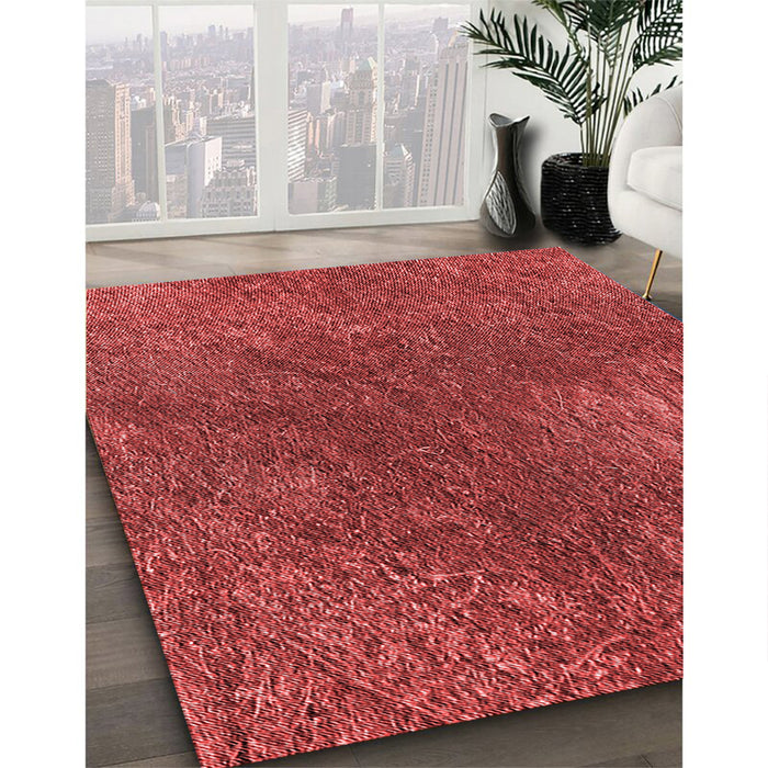 Machine Washable Transitional Red Rug in a Family Room, wshpat2088rd